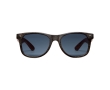 Retro-style sunglasses made partly from coffee fibers colour dark brown