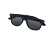 Retro sunglasses, bamboo arms, black coating colour black