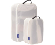 Set of two Thule luggage organisers with mesh panel colour white