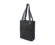 Multi-use recycled polyester shopping bag for laptops, 14'' colour black