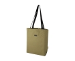 Versatile recycled cotton GRS bag with laptop pocket, 15'' colour green