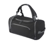 Water-resistant recycled sports backpack with multiple pockets colour black