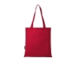 Recycled polyester shopping bag with handles, 80 g/m² colour red