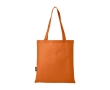 Recycled polyester shopping bag with handles, 80 g/m² colour orange