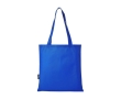 Recycled polyester shopping bag with handles, 80 g/m² colour royal blue