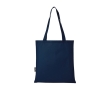 Recycled polyester shopping bag with handles, 80 g/m² colour navy-blue