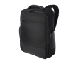 Water-repellent recycled polyester laptop backpack, 15.6'' colour black