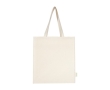 Branded organic cotton bag with 14 L capacity, 180 g/m² colour natural