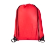 Durable, tear-resistant non-woven drawstring backpack, 5L colour red