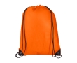 Durable, tear-resistant non-woven drawstring backpack, 5L colour orange