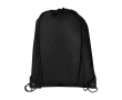 Durable, tear-resistant non-woven drawstring backpack, 5L colour black