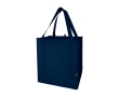 Multi-purpose recycled polyester bag with support base, 29L colour navy-blue