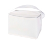 Recycled non-woven thermal bag for 6 cans, 4L capacity colour white