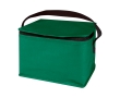 Recycled non-woven thermal bag for 6 cans, 4L capacity colour green