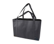 Extra-large recycled polyester tote bag with handles, 65L colour black