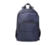 Recycled polyester laptop backpack with PC pocket, 15\" colour navy-blue