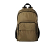 Recycled polyester laptop backpack with PC pocket, 15\" colour dark green