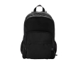 Recycled polyester laptop backpack with PC pocket, 15\" colour black