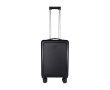 Recycled plastic cabin trolley with laptop compartment, 20\" colour black