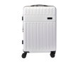 Expandable trolley, recycled plastic, impact-resistant colour silver
