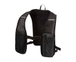 Running hydration vest, waterproof, reflective colour black
