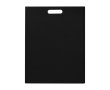 Recycled non woven bag, heat-sealed, ultra-resistant, 5L colour black