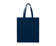 Recycled durable non woven shopping bag, gusseted colour navy-blue