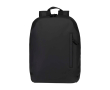 Anti-theft synthetic leather backpack with rear access 18L 15\" laptop colour black