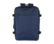 Recycled polyester cabin laptop backpack 25L 17\" colour marbled blue