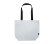 Double-laminated recycled plastic waterproof tote bag 18L 150g/m² colour white