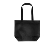 Double-laminated recycled plastic waterproof tote bag 18L 150g/m² colour black