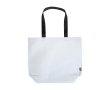 Water-resistant recycled plastic tote bag with wide base 30L 150g/m² colour white