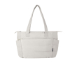 Padded recycled polyester tote bag with 15.6” laptop sleeve 18L colour sand