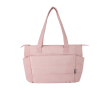 Padded recycled polyester tote bag with 15.6” laptop sleeve 18L colour light pink