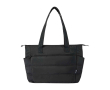 Padded recycled polyester tote bag with 15.6” laptop sleeve 18L colour black