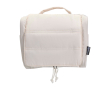 Recycled polyester wash bag with padded hanger 8L colour sand
