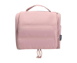 Recycled polyester wash bag with padded hanger 8L colour light pink