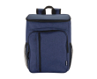 Cooler backpack for picnic with reusable cutlery 20L colour marbled blue