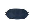 Travel eye mask with micro polyester and soft sponge padding colour bondi blue