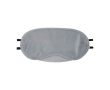 Travel eye mask with micro polyester and soft sponge padding colour grey