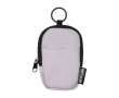 Water-repellent recycled polyester coin purse with clip colour lilac
