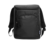 18L recycled thermal cooler backpack with main compartment colour black