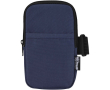Water-repellent bottle bag with zip and Velcro fastening colour navy-blue