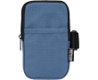 Water-repellent bottle bag with zip and Velcro fastening colour bondi blue