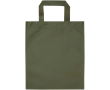 Recycled heat-sealed non-woven mini tote bag 3L colour dark green