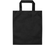 Recycled heat-sealed non-woven mini tote bag 3L colour black