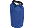 Compact recycled waterproof bag with roll-top closure 1L colour royal blue
