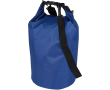 Recycled waterproof travel bag with roll-top closure 5L colour royal blue