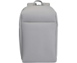 Expandable water-resistant anti-theft backpack with 18 L capacity colour light grey