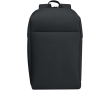 Expandable water-resistant anti-theft backpack with 18 L capacity colour black